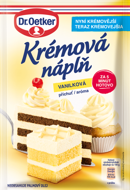 Dr. Oetker Krémová náplň vanilková